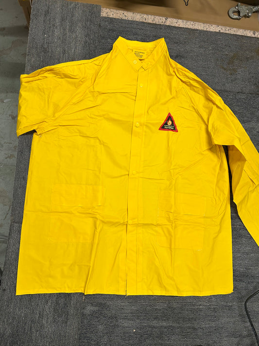 Fire-Resistant Rain Suits (3XL) – comes with jacket, hood, & pants