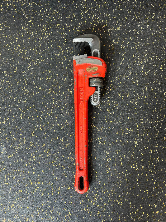 RIDGID 14” Heavy-Duty Steel Straight Pipe Wrench