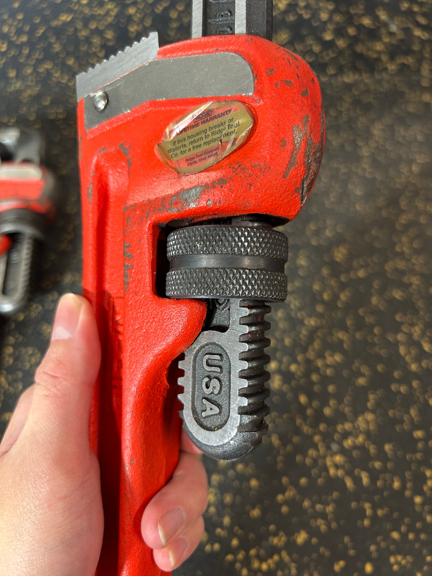 RIDGID 18” Heavy-Duty Steel Straight Pipe Wrench
