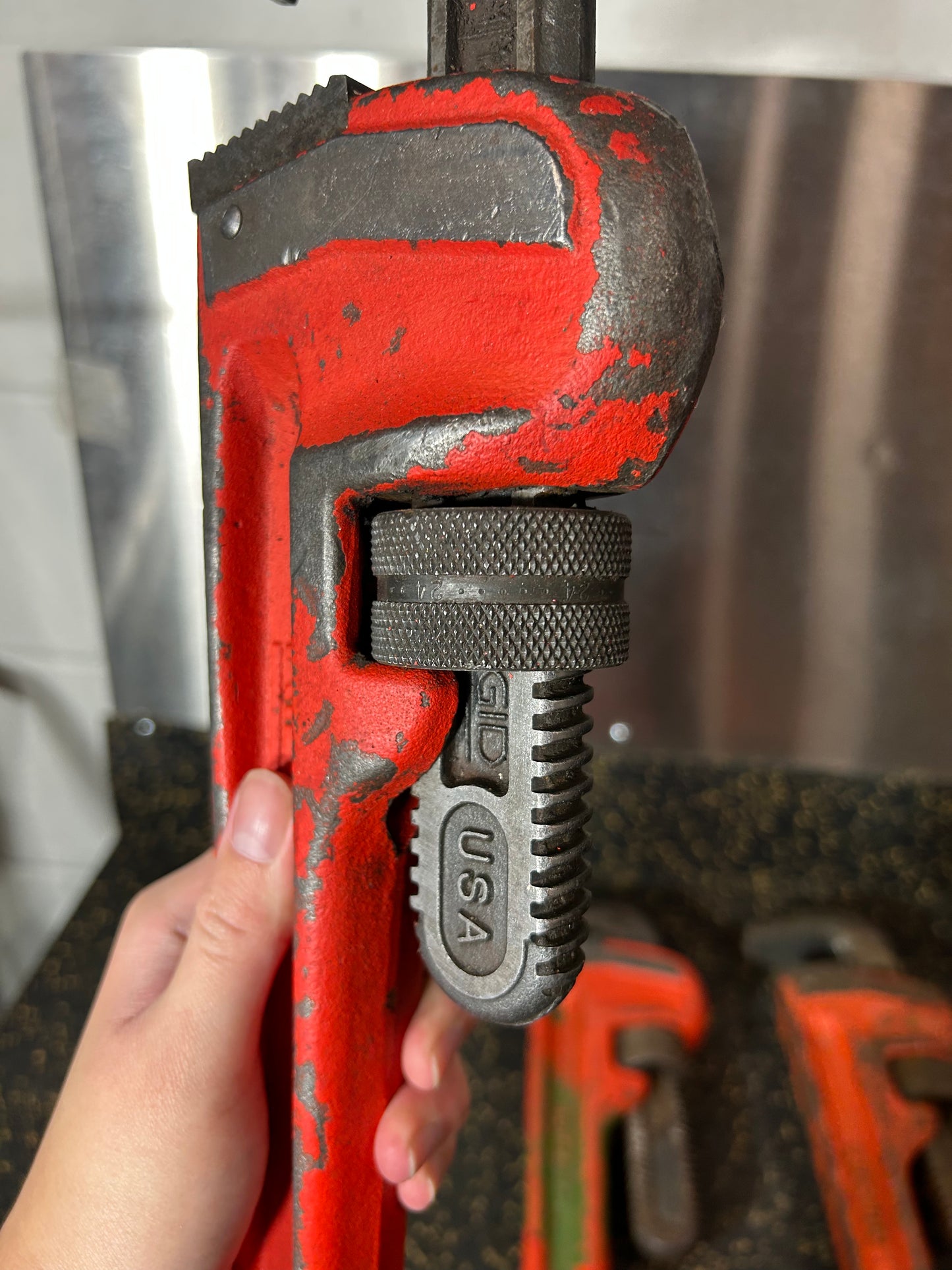 RIDGID 24” Heavy-Duty Steel Straight Pipe Wrench