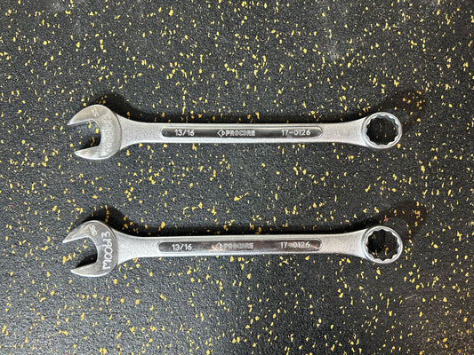 Procore 13/16” Combination Wrench (Model 17-0126, Chrome Vanadium Steel)