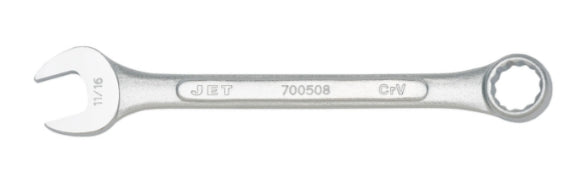 JET 11/16” SAE Raised Panel Combination Wrench (Model 700508, Chrome Vanadium)