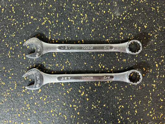 JET 11/16” SAE Raised Panel Combination Wrench (Model 700508, Chrome Vanadium)