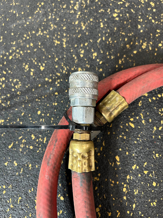 5-Foot Goodyear Horizon 3/8” Diameter Air Hose with Male/Female Fittings (200 PSI Working Pressure)