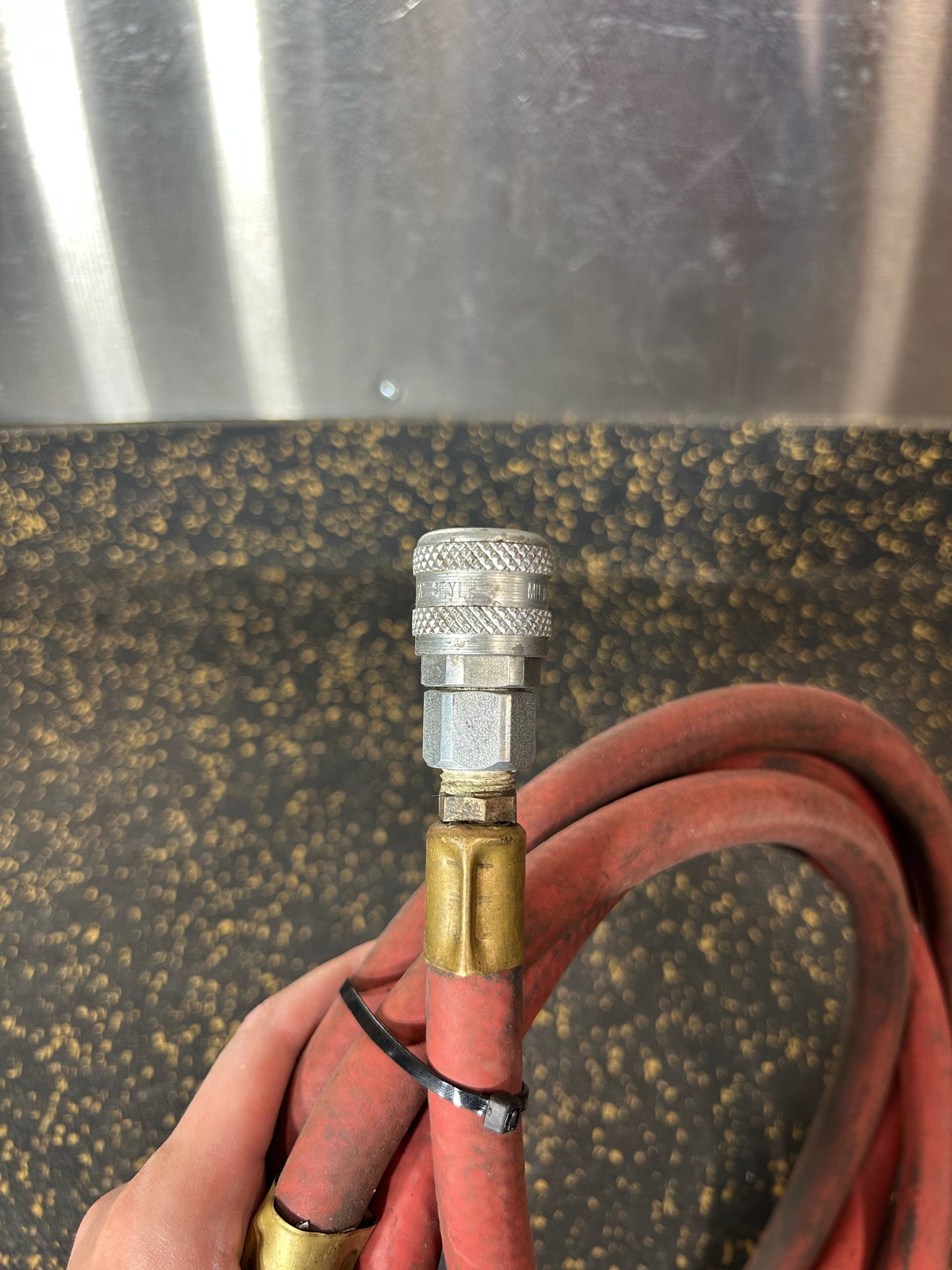 10-Foot Goodyear Horizon 3/8” Diameter Air Hose with Male/Female Fittings (200 PSI Working Pressure) - 2 AVAILABLE