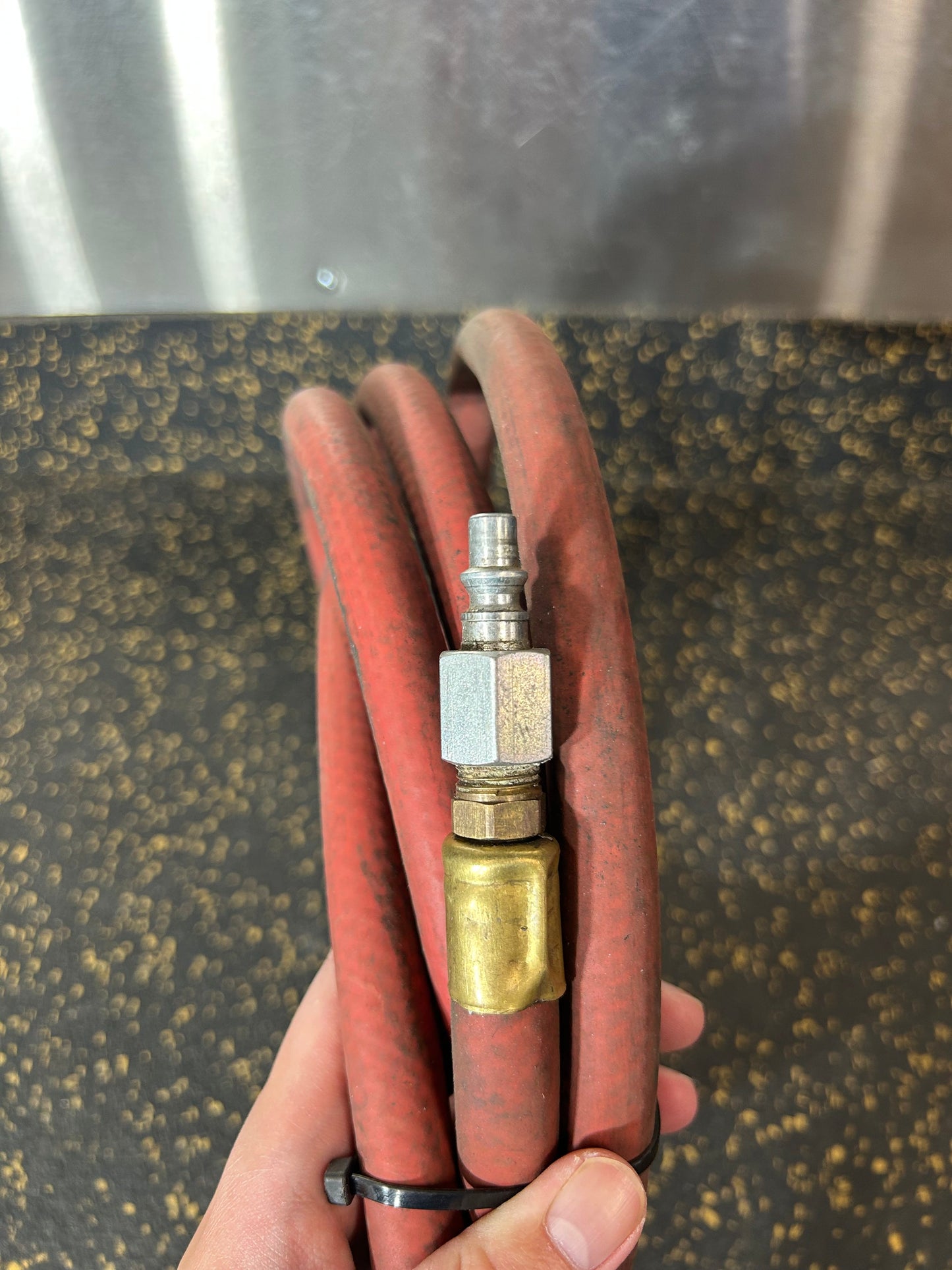 10-Foot Goodyear Horizon 3/8” Diameter Air Hose with Male/Female Fittings (200 PSI Working Pressure) - 2 AVAILABLE