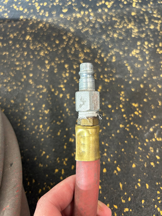 50-Foot 3/8” Diameter Air Hose with 1 Male Fitting ONLY