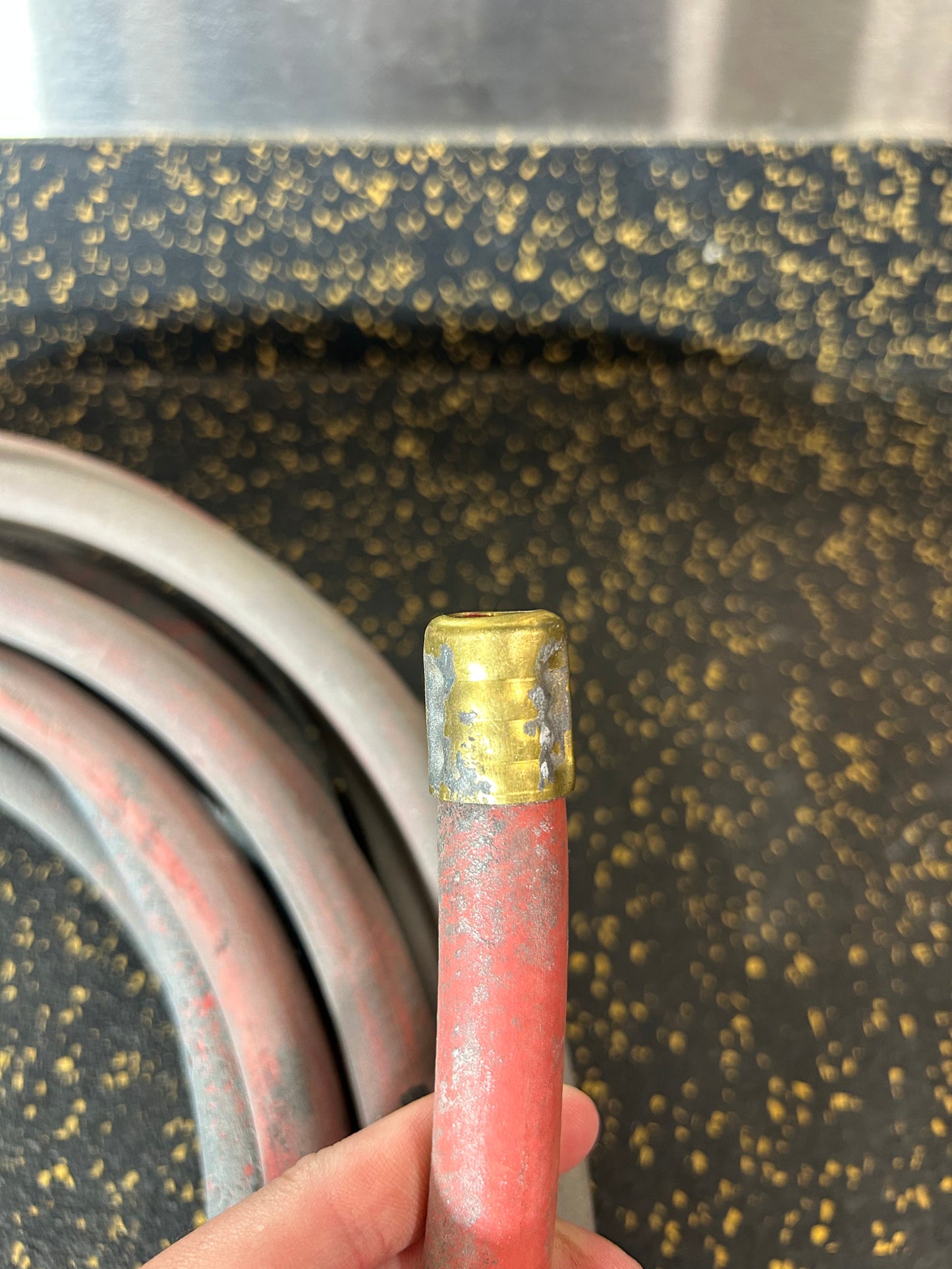50-Foot 3/8” Diameter Air Hose with 1 Male Fitting ONLY