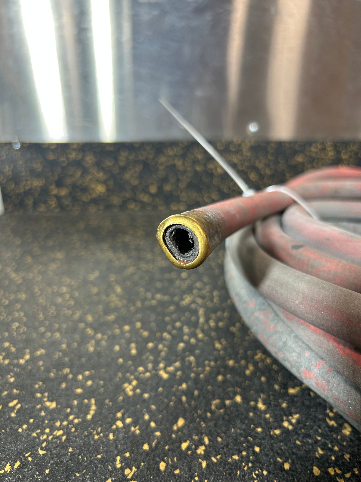 50-Foot 3/8” Diameter Air Hose with 1 Male Fitting ONLY