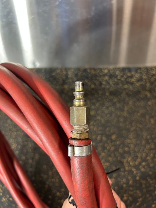 15-Foot 3/8” Diameter Air Hose with Male/Female Fittings