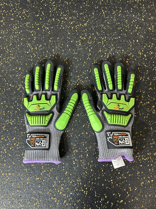 Superior Glove TenActiv STACXPNRVB Work Gloves (Impact & Cut Resistant, Size 6/X-Small)