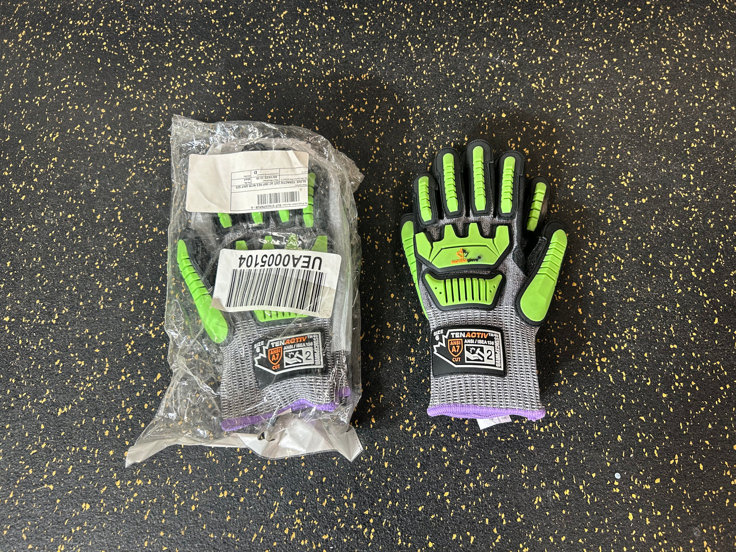 Superior Glove TenActiv STACXPNRVB Work Gloves (Impact & Cut Resistant, Size 6/X-Small)