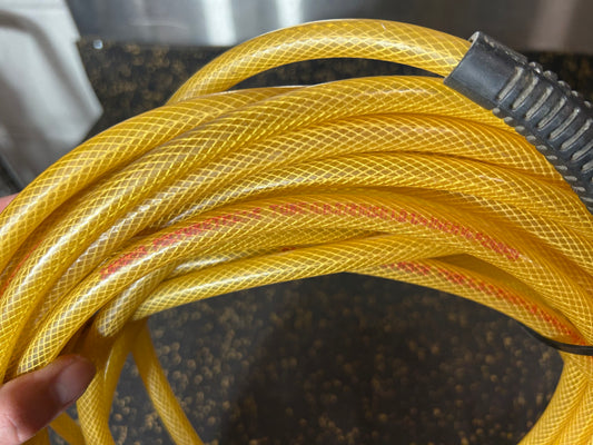 50-Foot 3/8” Diameter Air Hose with 1 Male Fitting ONLY (200 PSI Working Pressure)