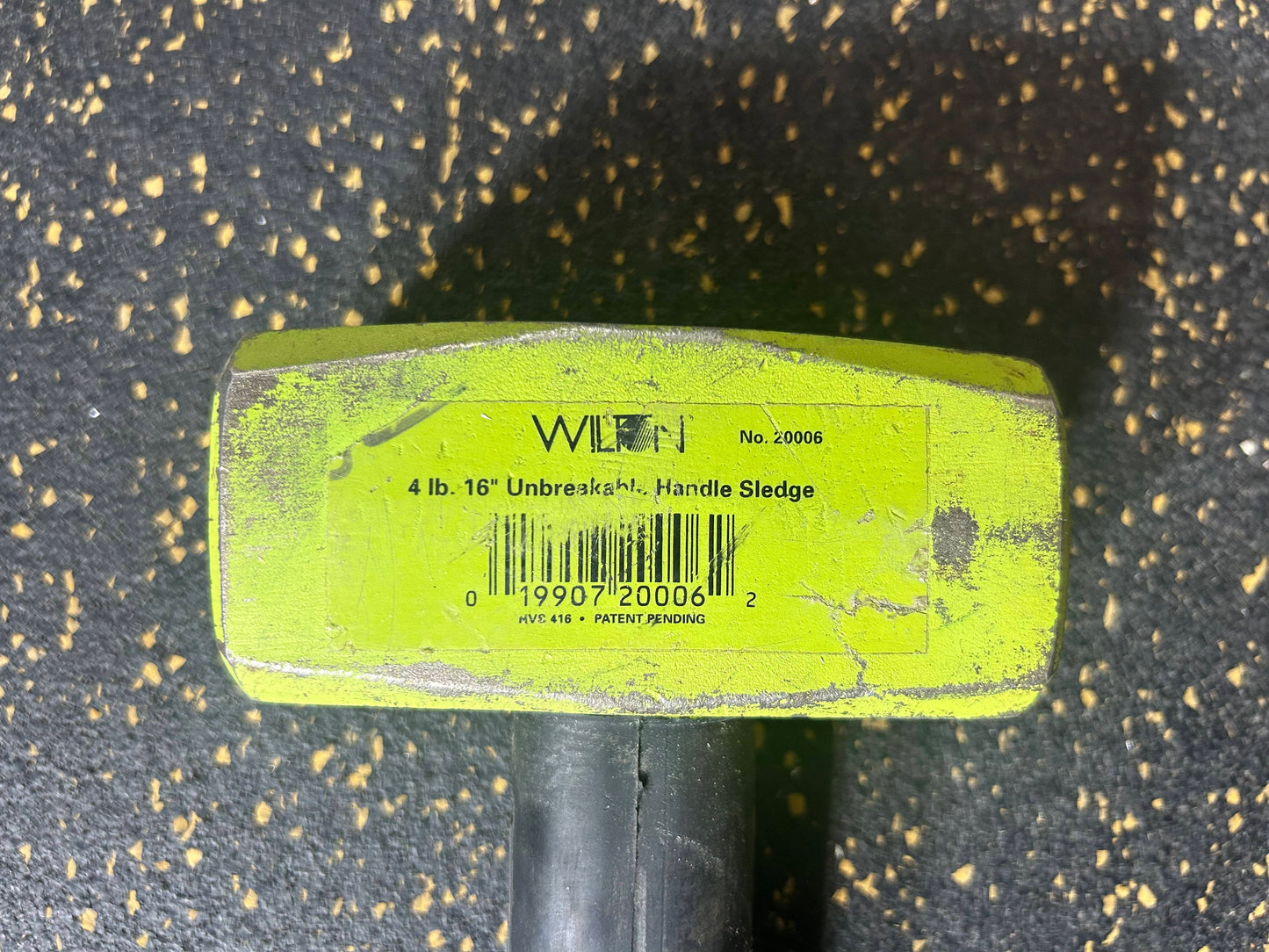 Wilton 4 lb Soft-Face Sledgehammer with 16” Unbreakable Rubber Handle (Model 20006)