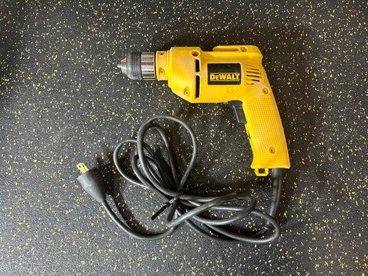DEWALT DW106 3/8” (10mm) 5.4-Amp Corded Variable Speed Reversing (VSR) Pistol Grip Drill