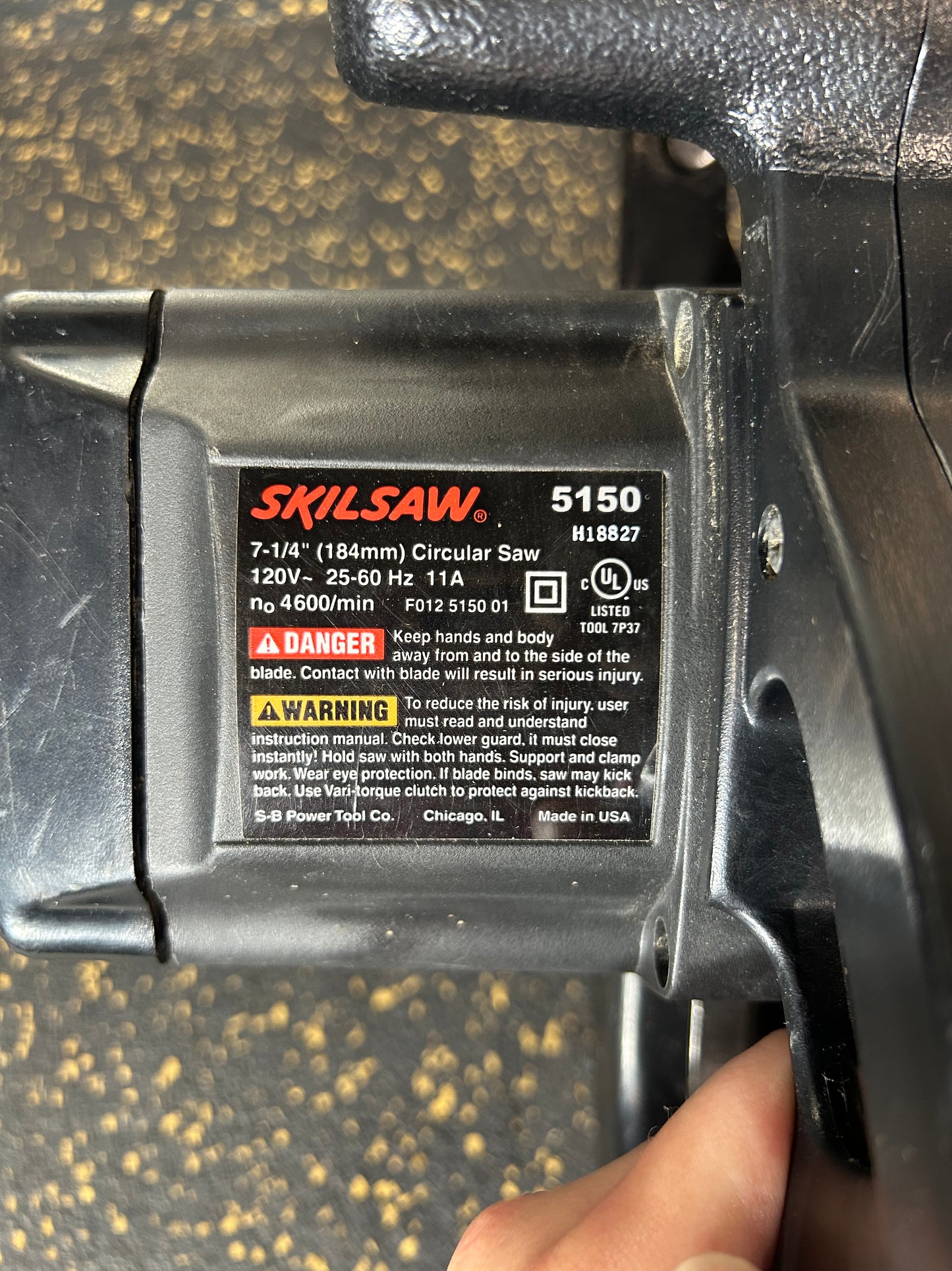 Skilsaw 5150 7-1/4” (184mm) Circular Saw (120V Corded 11-Amp, 2.3HP)