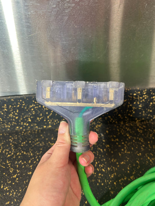 50-Foot Triple Outlet Outdoor Extension Cord (3-Prong, 12 AWG, Water-Resistant)