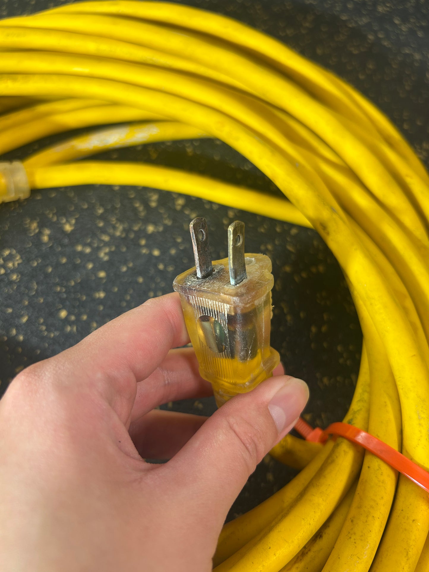 50-Foot Triple Outlet Outdoor Extension Cord (3-Prong, 12 AWG)