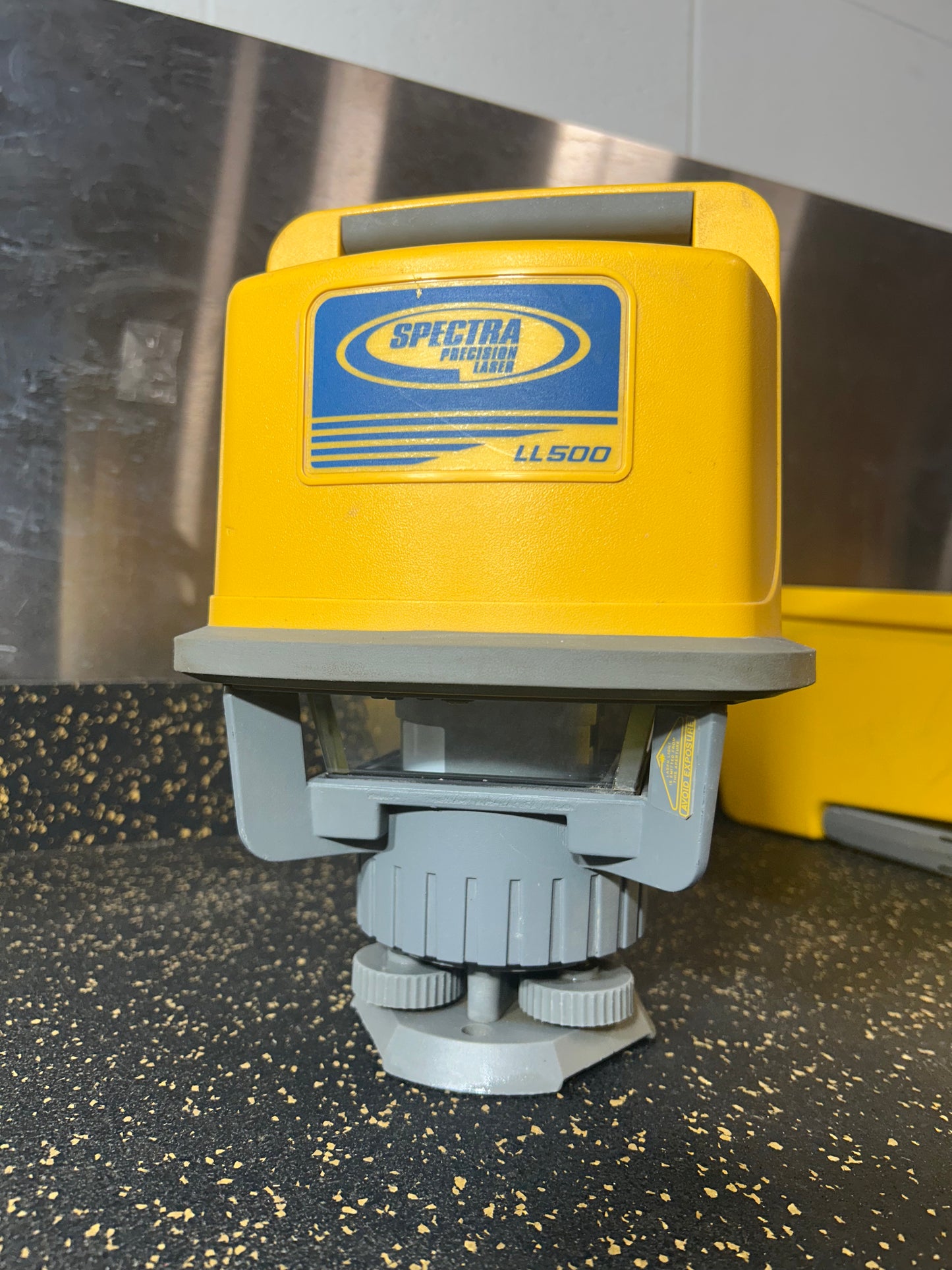 Spectra Precision LL500 Laser Level w/ HL700 Laser Receiver, Tripod, & Telescopic Rod