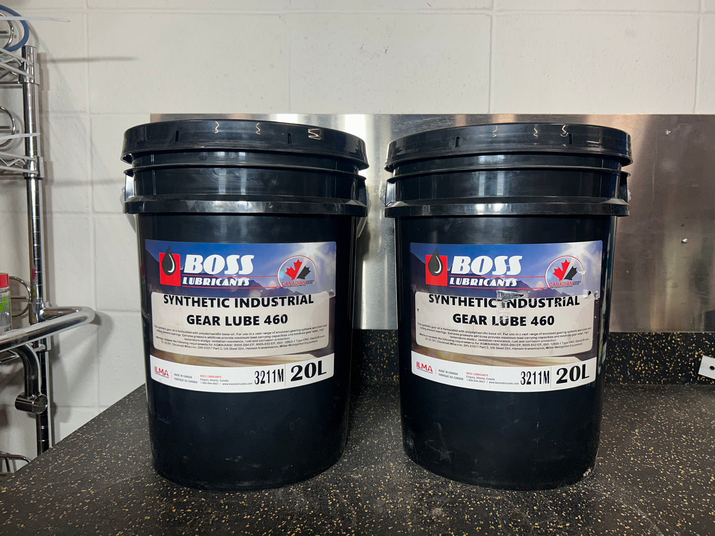 BOSS Synthetic Industrial Gear Lube 460 (20L & about 16L)