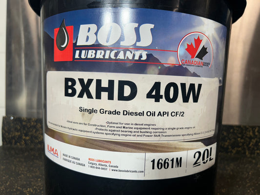 BOSS Single Grade Diesel Oil API CF/2 (BXHD 40W – about 11L)