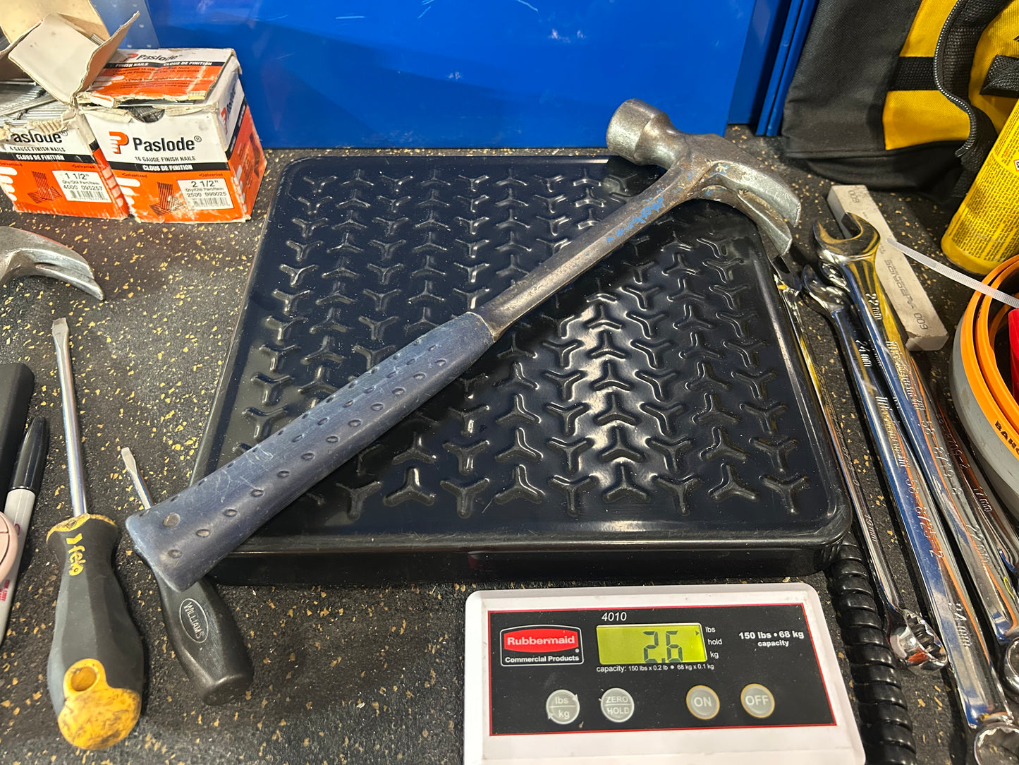 Estwing 30oz Milled Face Framing Hammer (16” Total Length, Vinyl Shock Reduction Grip) – Model E3-30SM