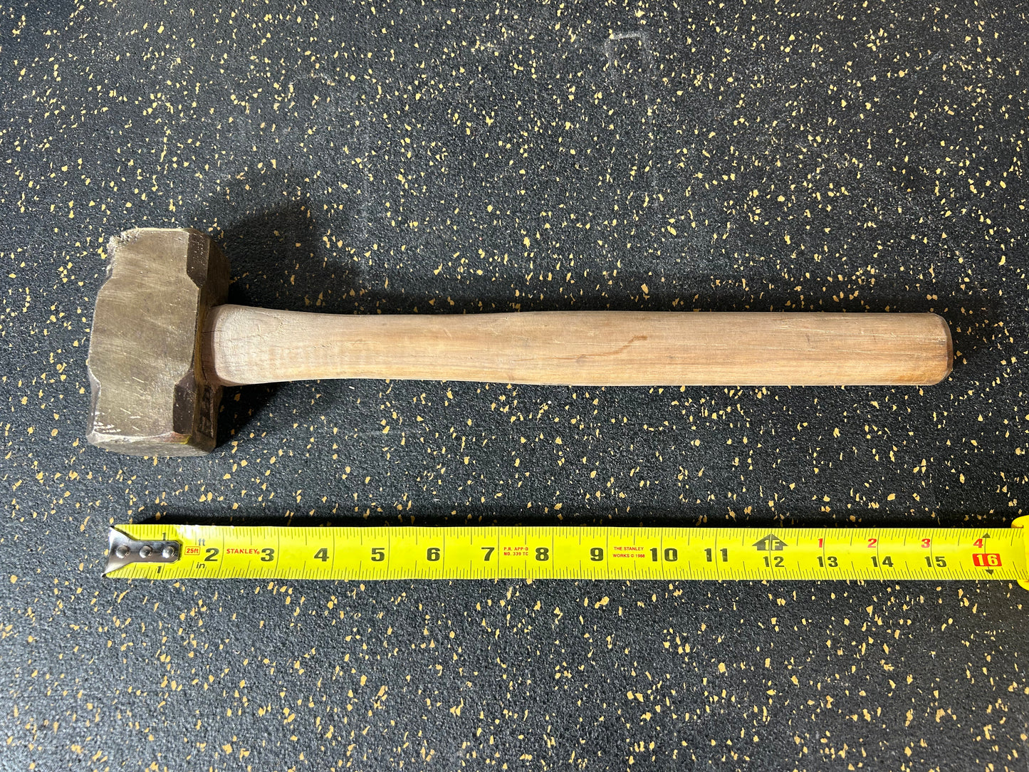 3 lb Sledgehammer with Wood Handle (15.5” Total Length)