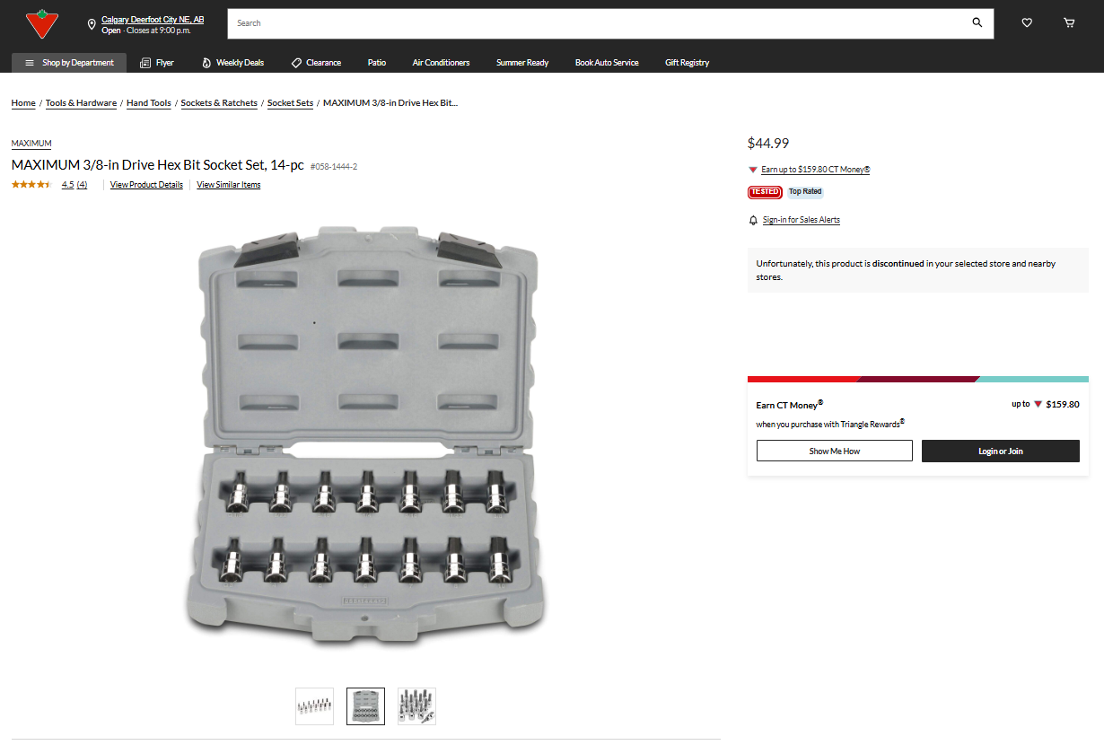 MAXIMUM Socket Set - 3/8” Drive 6 Point Hex Bit Sockets with Hard Case (14-piece set) – DURABLE