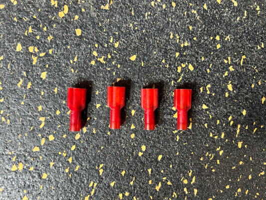 3M Scotchlok Red Female Disconnect Terminals (MNU18-250DFIX, 22-18 AWG) – BRAND NEW