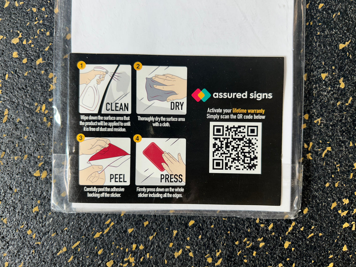 Fire Extinguisher Signs (Adhesive, 8-piece pack) - BRAND NEW