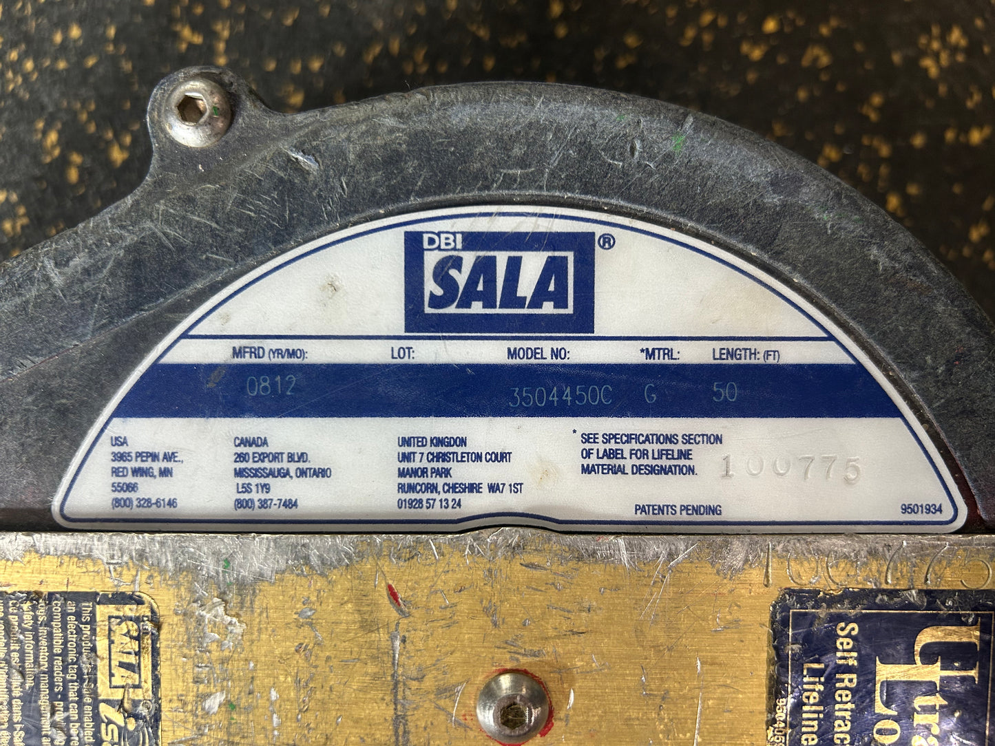 3M DBI-SALA Ultra-Lok 50-Foot Self-Retracting Lifeline with Swivel Snap Hook (75 to 310 lb Load Capacity) – 3 AVAILABLE