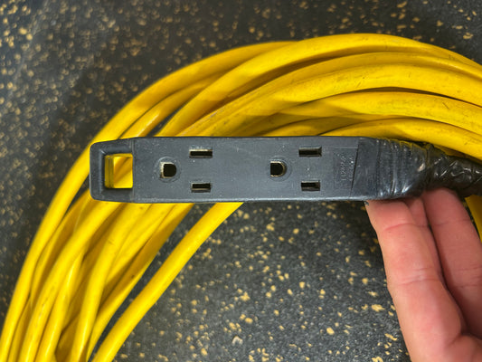 50-Foot Triple Outlet Extension Cord (3-Prong, 16 AWG)