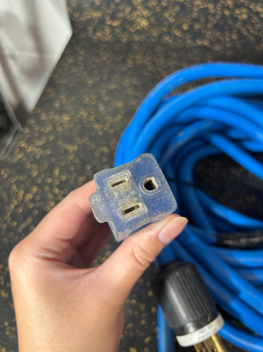 50-Foot Outdoor Extension Cord (3-Prong, 10 AWG, Water-Resistant)