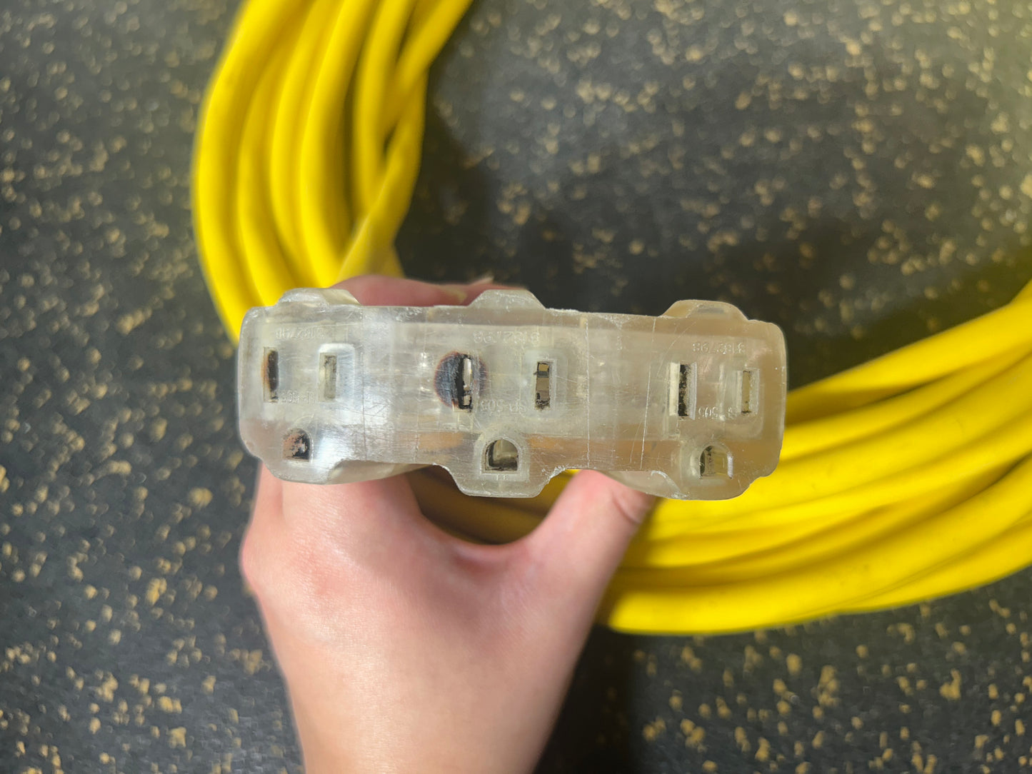 50-Foot Triple Outlet Extension Cord (3-Prong, 12 AWG)