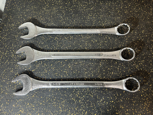 ITC 1-5/8” Raised Panel Combination Wrench (Drop Forged Chrome Vanadium Steel, Model 022223)
