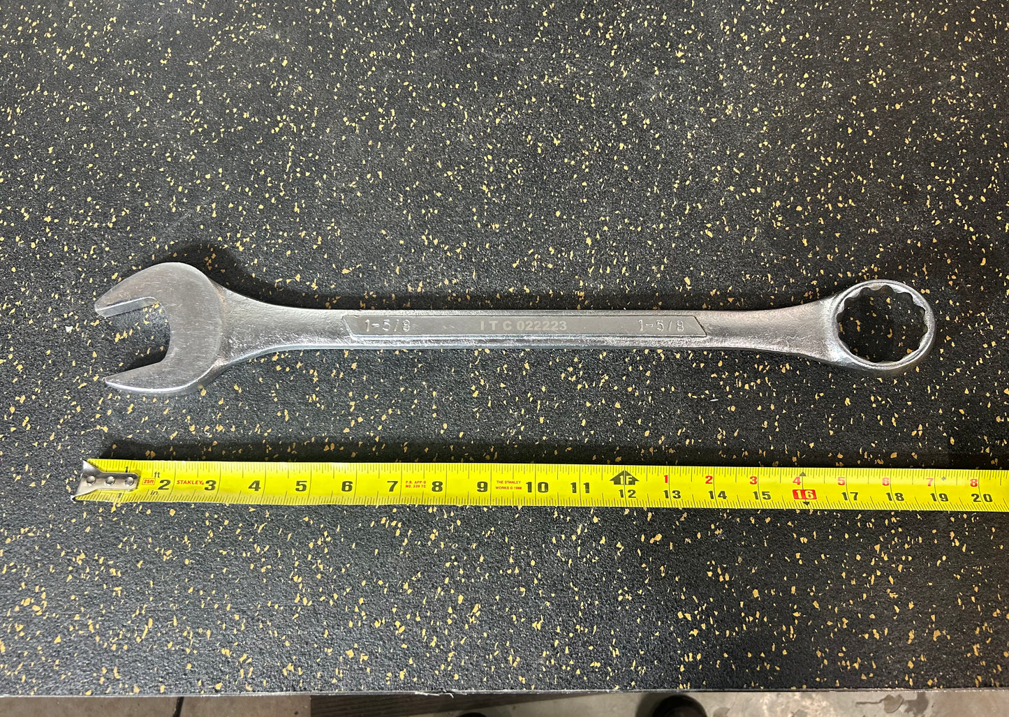 ITC 1-5/8” Raised Panel Combination Wrench (Drop Forged Chrome Vanadium Steel, Model 022223)