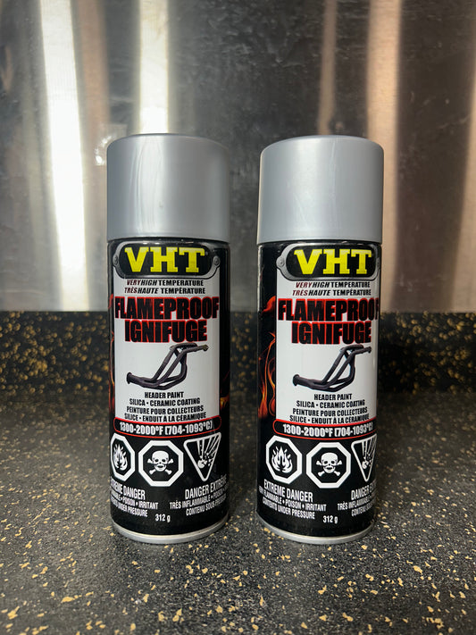 VHT Very High Temperature Flameproof Header Paint (Aluminum Colour, 312g)