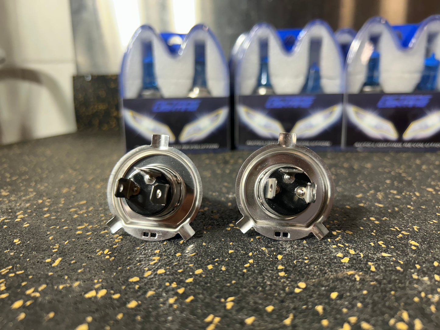 Super White LED Headlight Bulbs (H4 High/Low, 2-bulb pack) – BRAND NEW