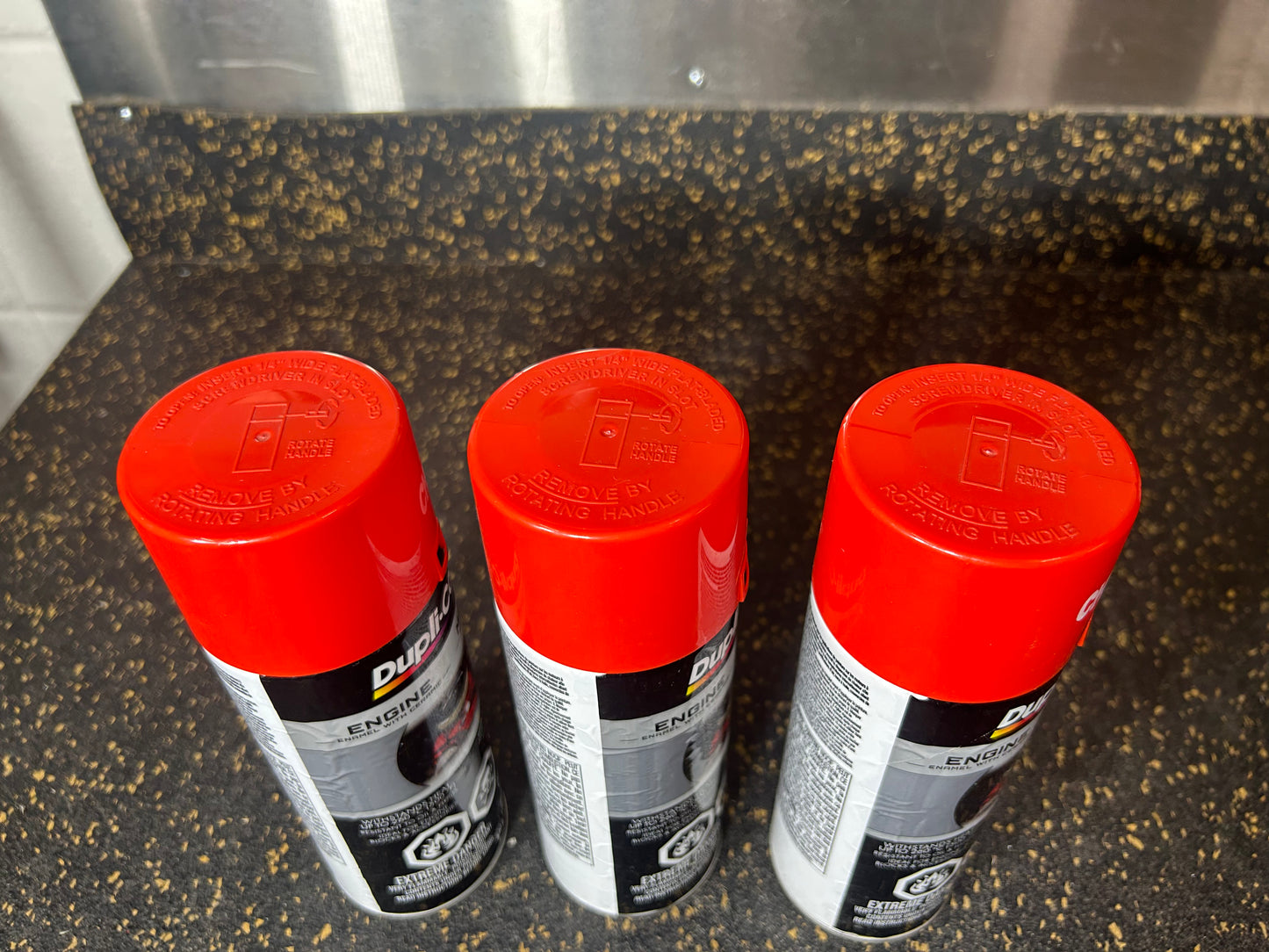 Sherwin Williams Dupli-Color Engine Enamel with Ceramic CDE1620 (Chevrolet/Chrysler Orange, 340g)
