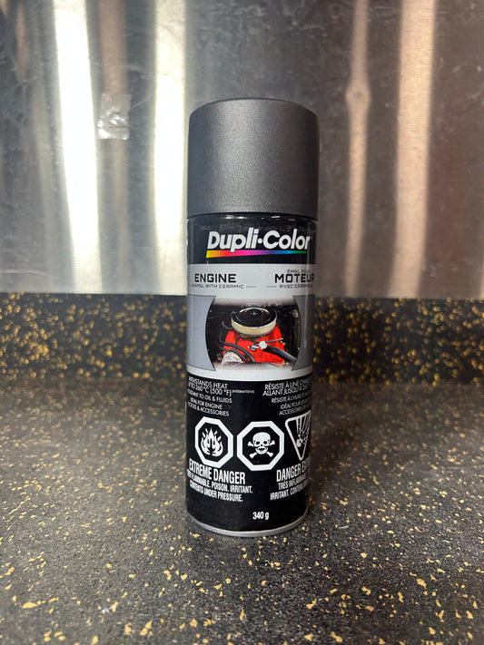 Sherwin Williams Dupli-Color Engine Enamel with Ceramic CDE1651 (Cast Coat Iron, 340g)