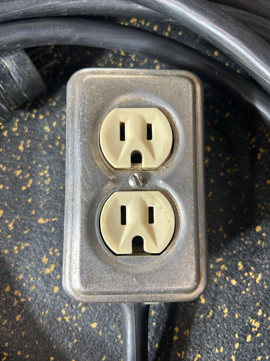 50-Foot Double Outlet Extension Cord (3-Prong, 12 AWG)