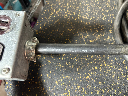 50-Foot 4-Outlet Extension Cord (Angled Plug w/ 2 Angled Outlets & 2 Regular 3-Prong Outlets, 10 AWG)