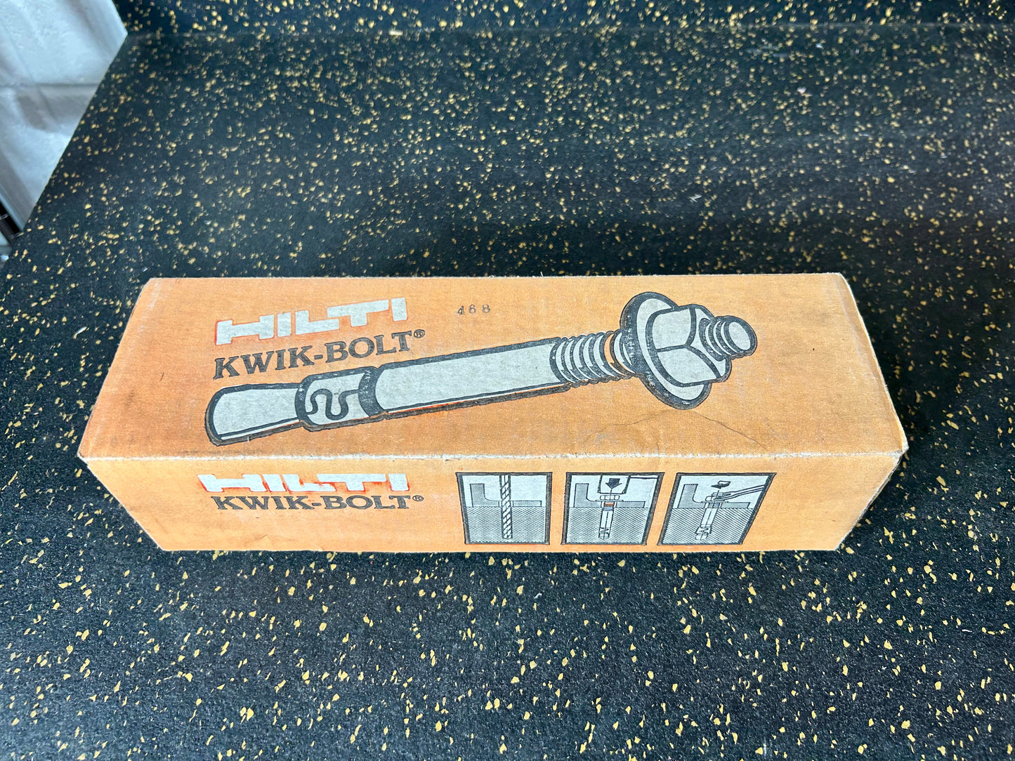 Hilti Kwik-Bolt (5/8 ” x 8-1/2”, 3 pieces only)