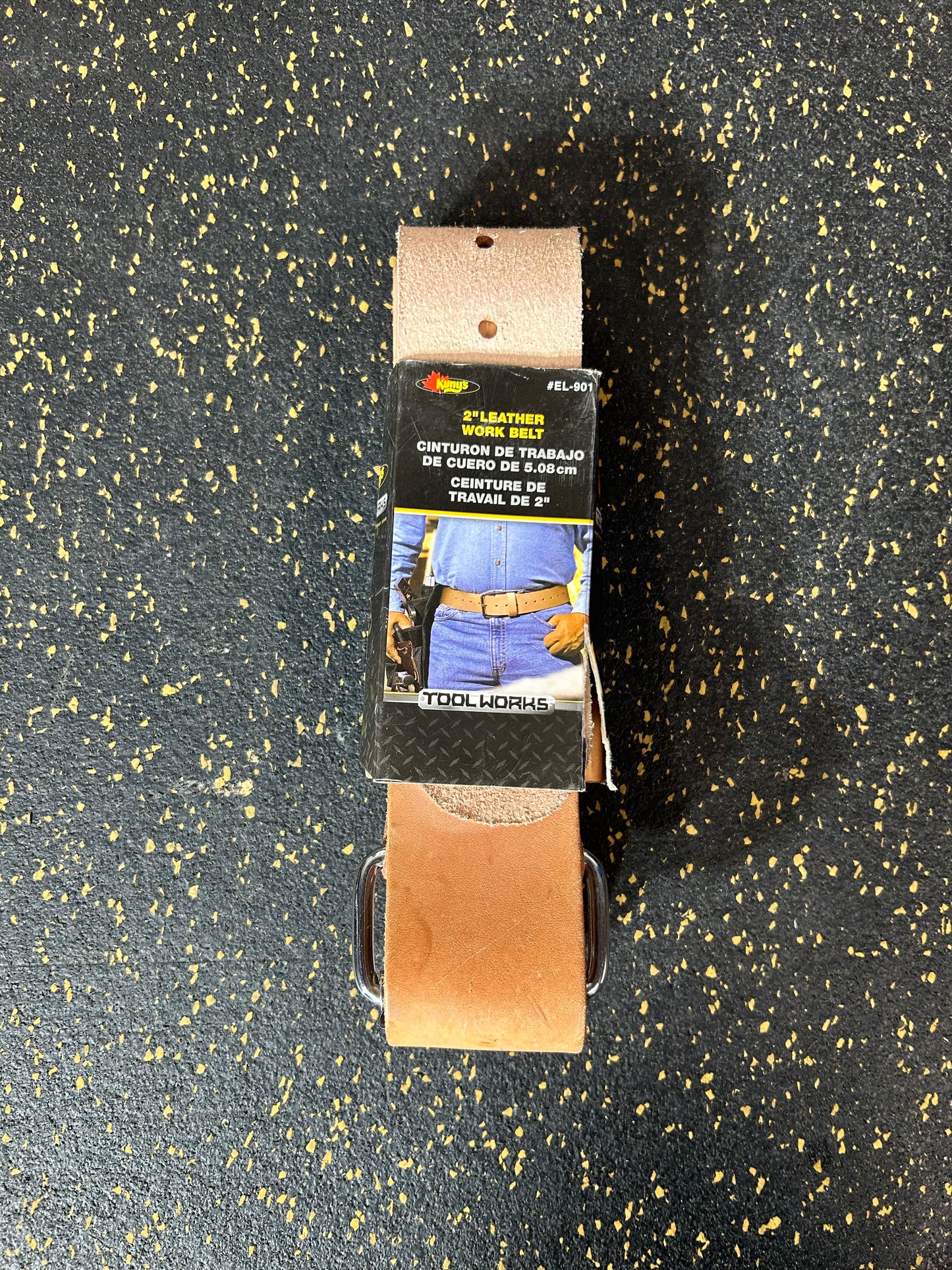 Kuny’s 2” Beige Leather Work Belt