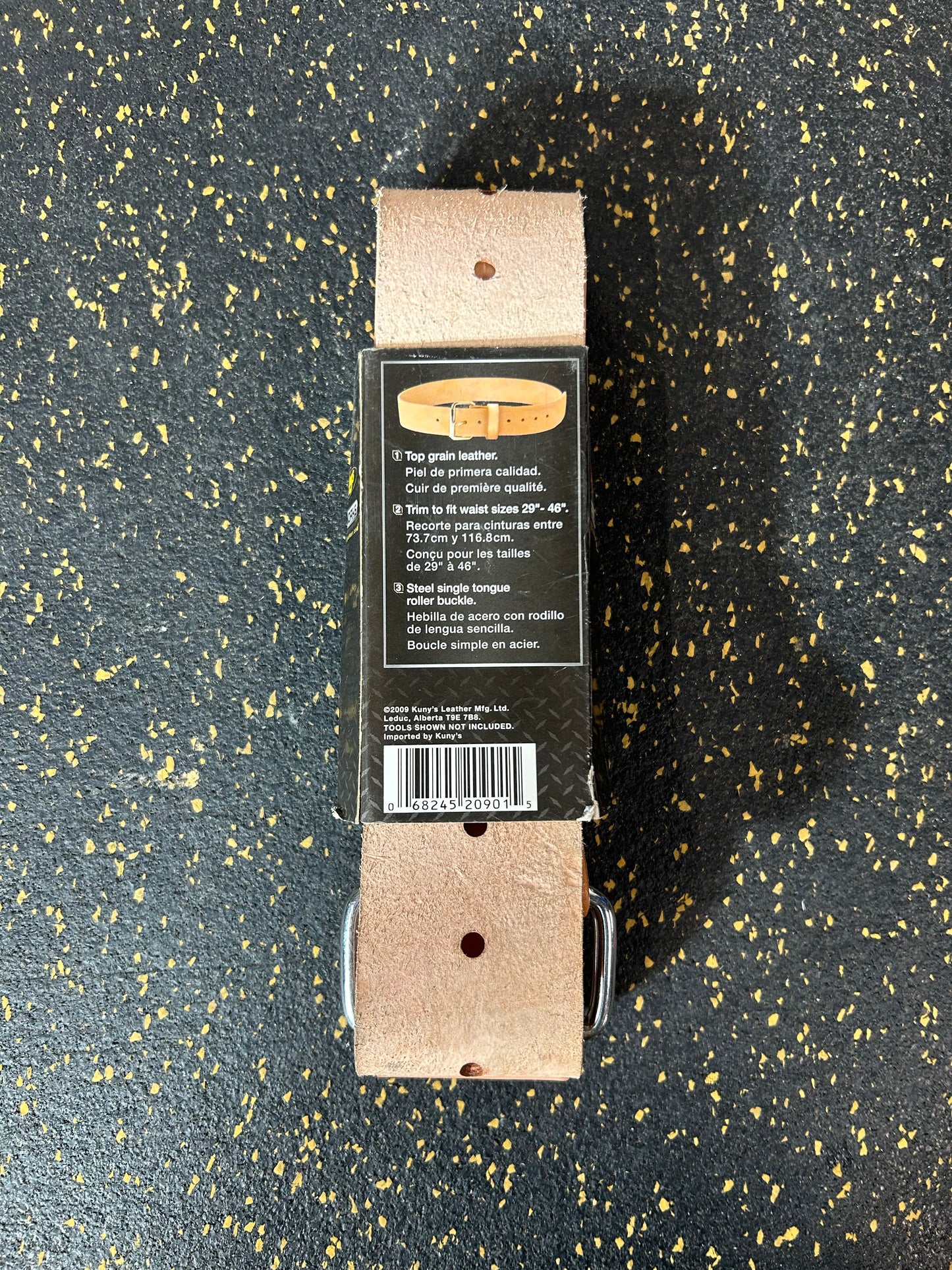 Kuny’s 2” Beige Leather Work Belt