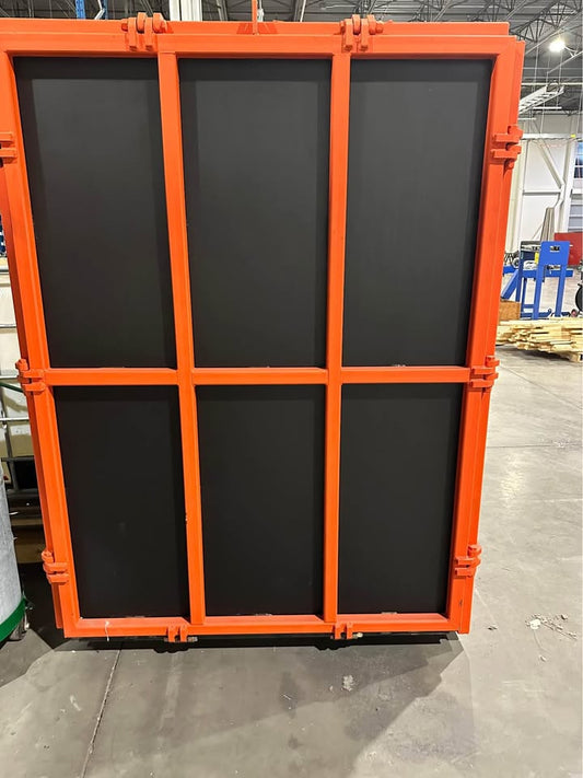 Custom 100” x 64” x 86” High-Pressure Blast Chamber with Haskel ASF-150 Pump, 20,000 PSI