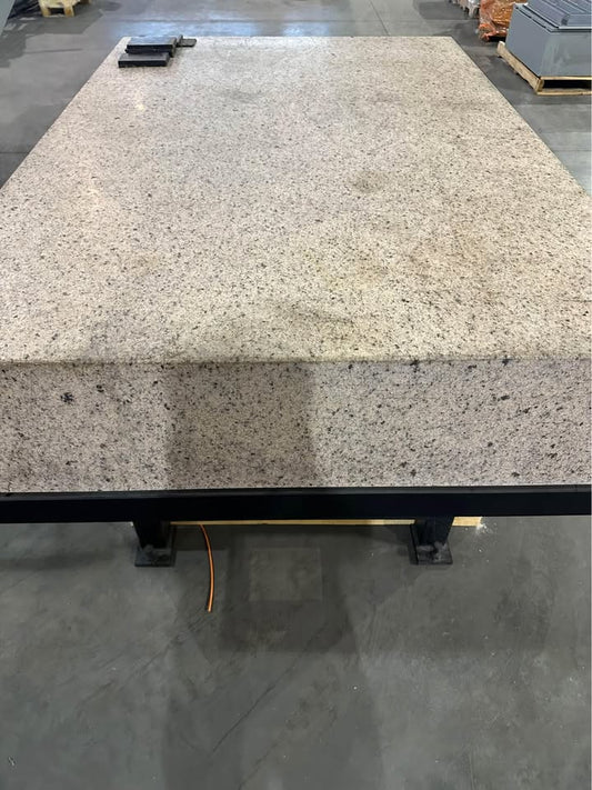 Starrett Granite Surface Plate 48” x 72” x 10” Precision Work Bench for Shop Use