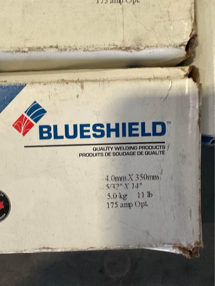 Blueshield 5/32" x 14" Welding Electrodes 11 lbs - 175 Amp
