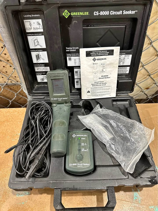 Greenlee CS-8000 Circuit Seeker in Excellent Working Condition with Case