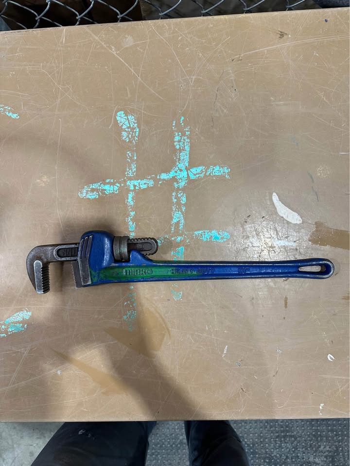Mibro 18” Straight Pipe Wrench